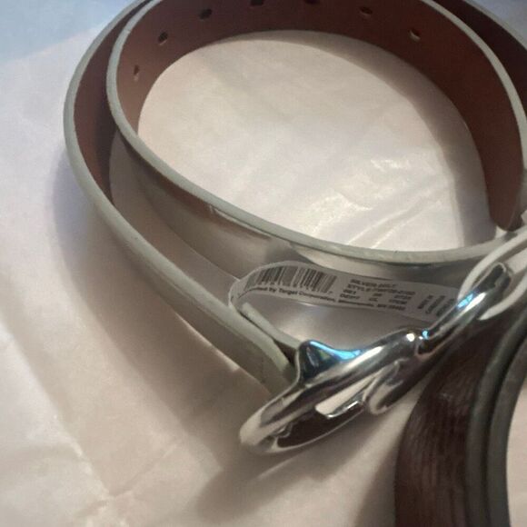 A New Day Women’s Belts – Bundle of 2 – Size XS – Brown Croc & Silver Metallic – - Picture 7 of 7